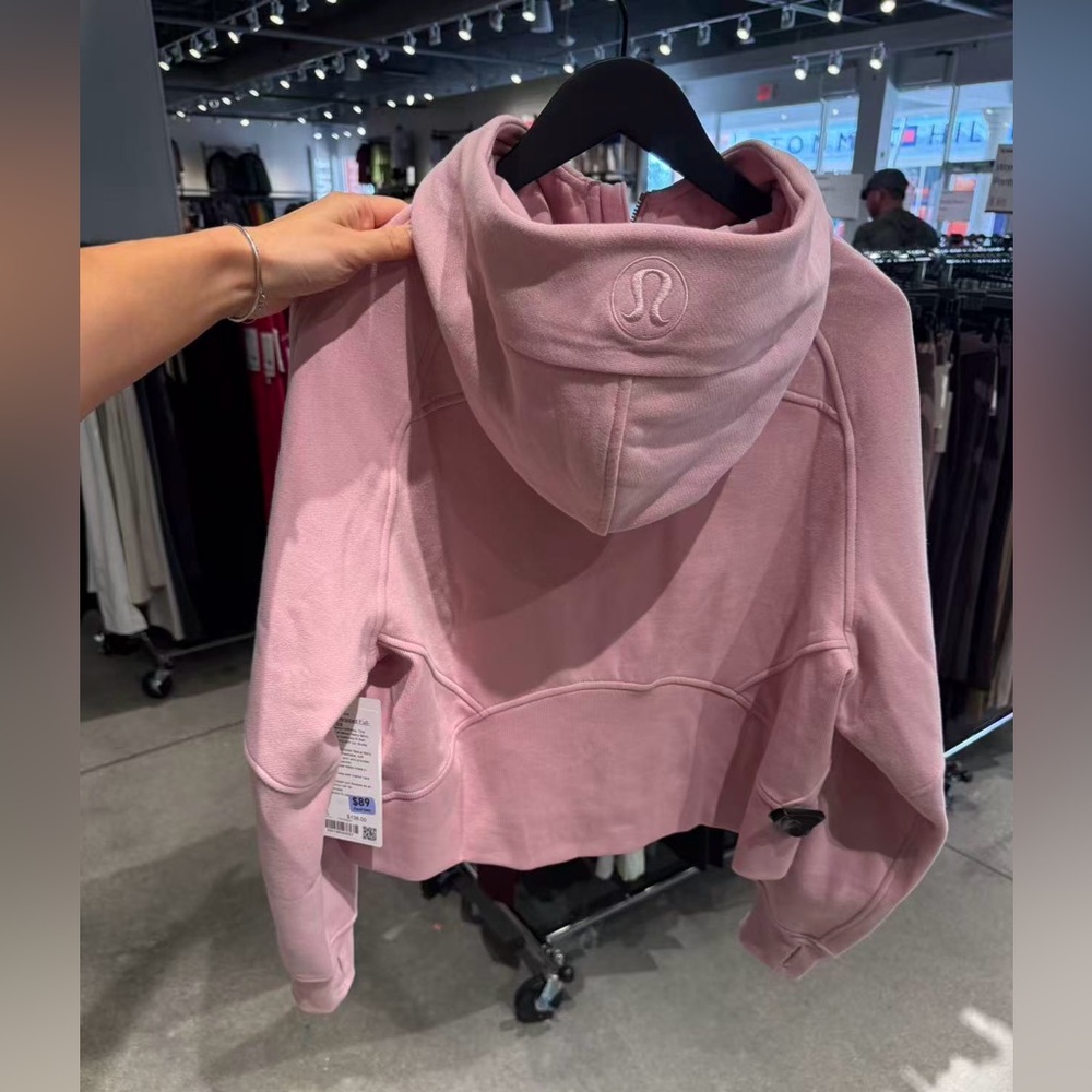 Brand New! Lululemon’s Women’s Light Pink Scuba! Size M/L - Picture 5 of 10